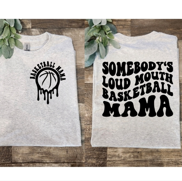 Basketball mama shirt sport mom humor loud mouth cute popular - Picture 1 of 1